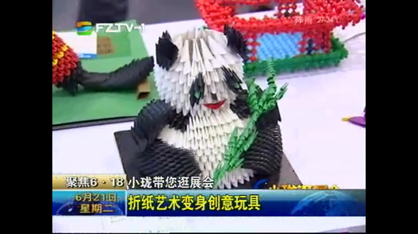 福州电视台报道乐为塑菱和乐为魔珠