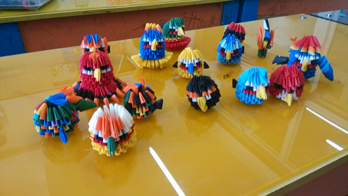 厦门市青少年宫美术课《立体DIY造型》课程照片