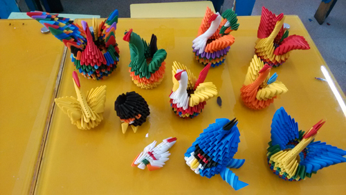 厦门市青少年宫美术课《立体DIY造型》课程照片