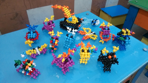 厦门市青少年宫美术课《立体DIY造型》课程照片